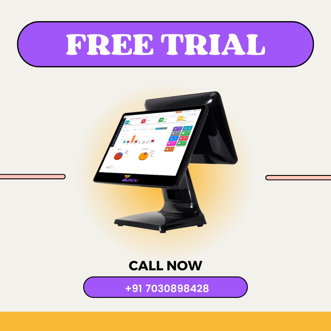 Free Trail Znex POS Billing Software Call Now